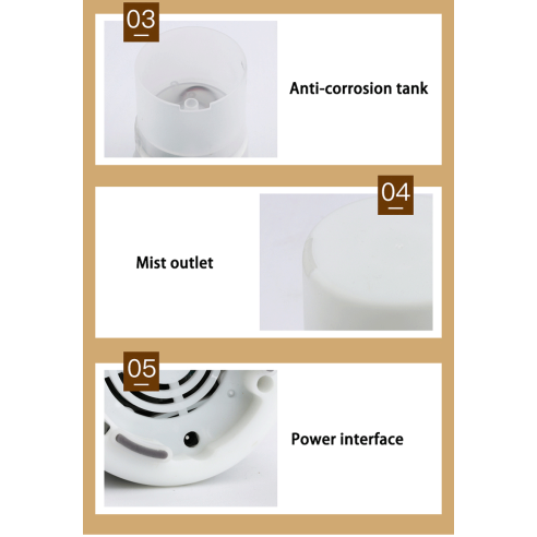 Difusor de aroma ultrasónico - 125 ml