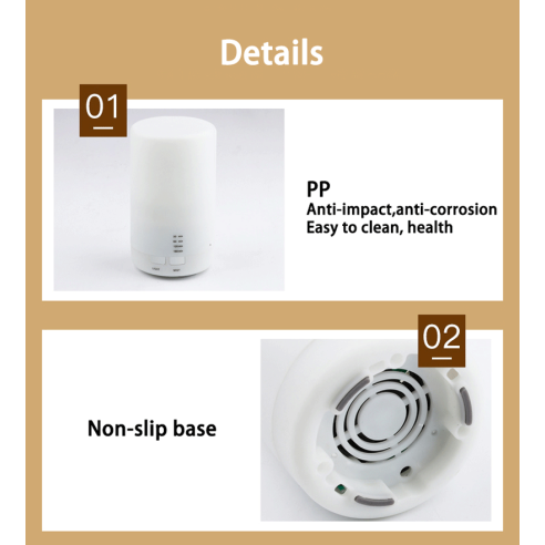 Difusor de aroma ultrasónico - 125 ml