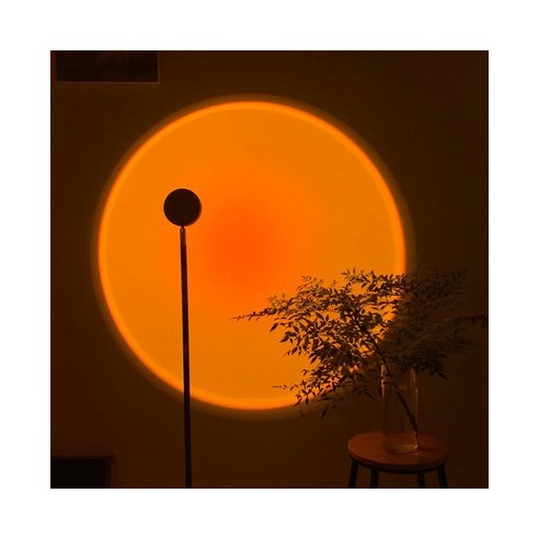 Luz atardecer roja (Trípode no incluido)