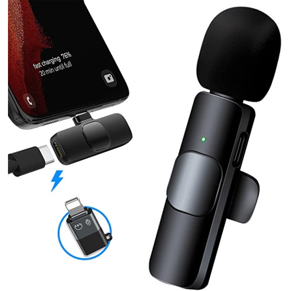 Mini microfone sem fio