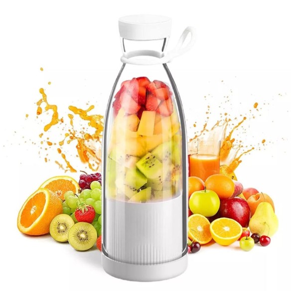 Liquidificador Portátil em Formato de Garrafa